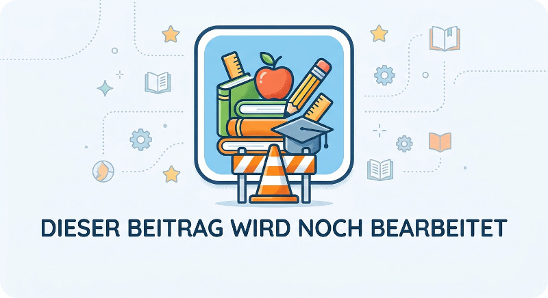 Dieser Beitrag wird noch bearbeitet Dieser Beitrag wird noch bearbeitet